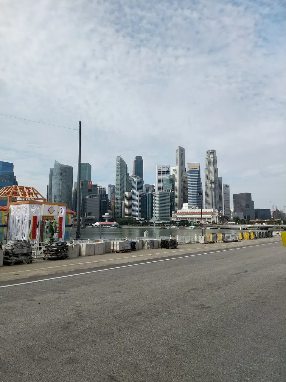 Singapore city skyline