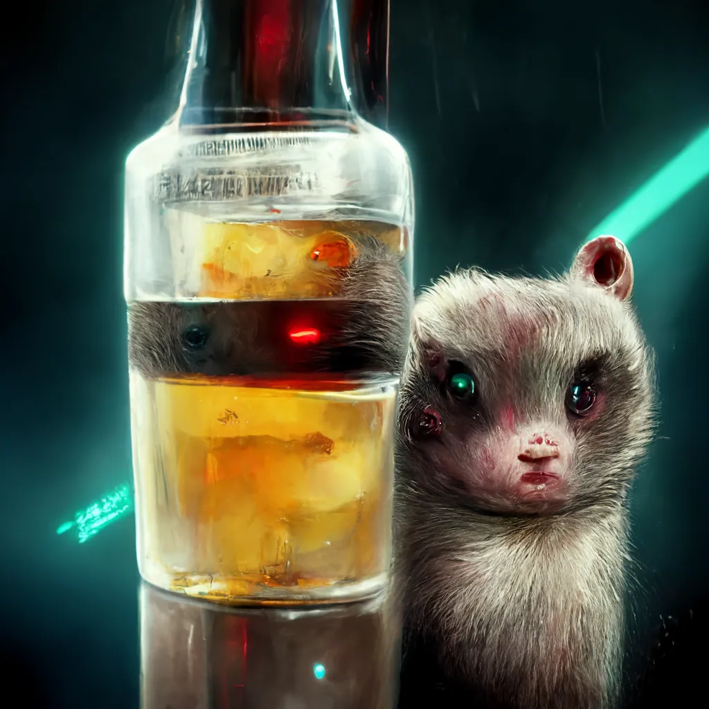 Bladerunner alcoholic ferret