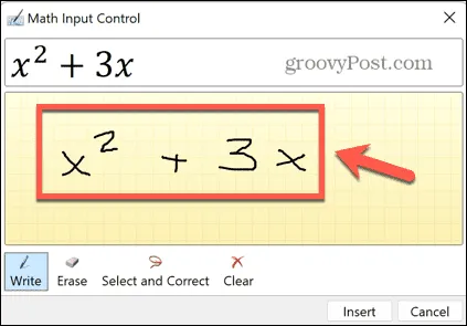 use-superscript-excel-written-equation