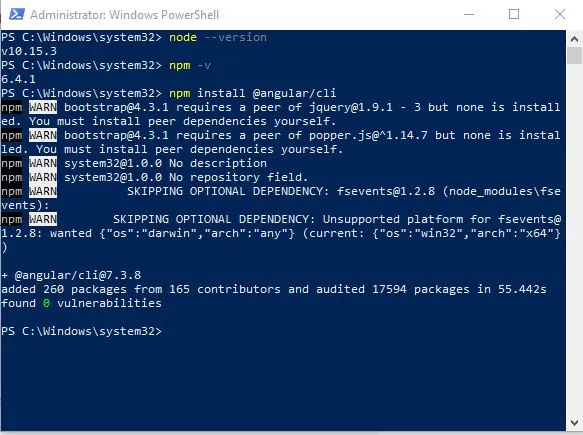command-to-see-NPM-and-Nodejs-versions
