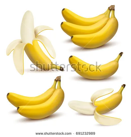 stock-vector-set-of-d-vector-realistic-illustration-bananas-banana-half-peeled-banana-bunch-of-bananas-691232989.jpg