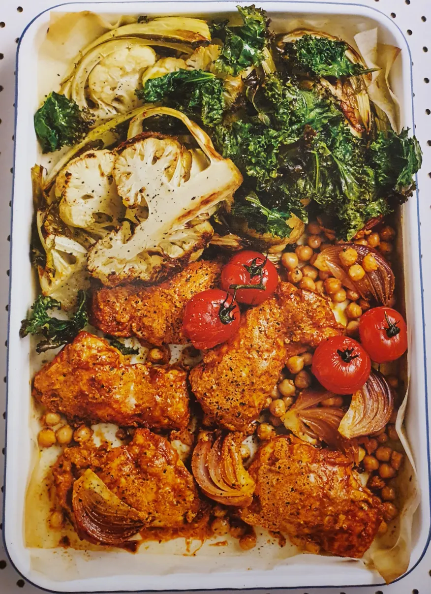 Tandoori Chicken Tray Bake - what my wife was planning to create for dinner