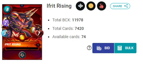Ifrit Rising Population
