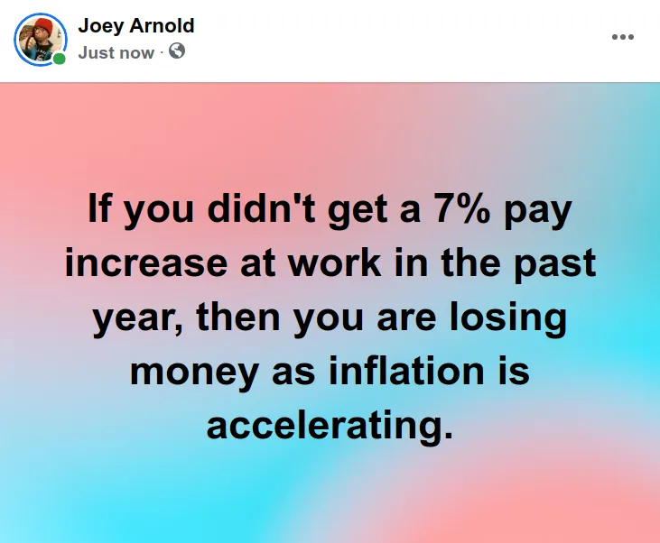 Screenshot at 2021-12-11 11:46:41 If you didn't get a 7 pay increase at work in the past year, then you are losing money as inflation is accelerating ok.png