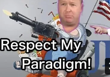 Alex Jones Gun Meme Video Game Style Cartoon Silly.jpeg
