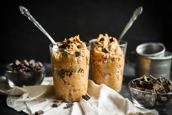 Healthy Edible Chocolate Chip Cookie Dough (Vegan+GF)-6.jpg