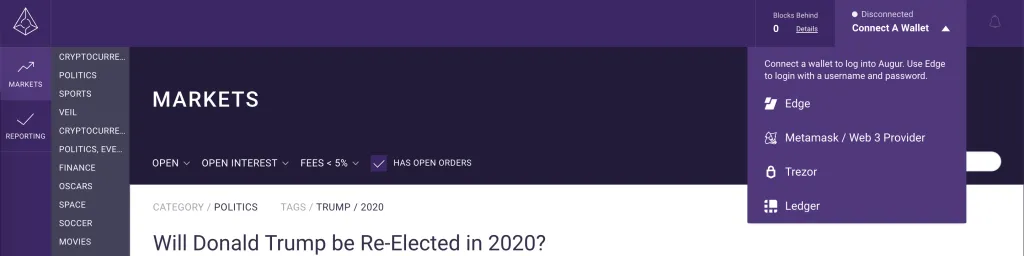 What is Augur Augur betting marketplace not connected.png