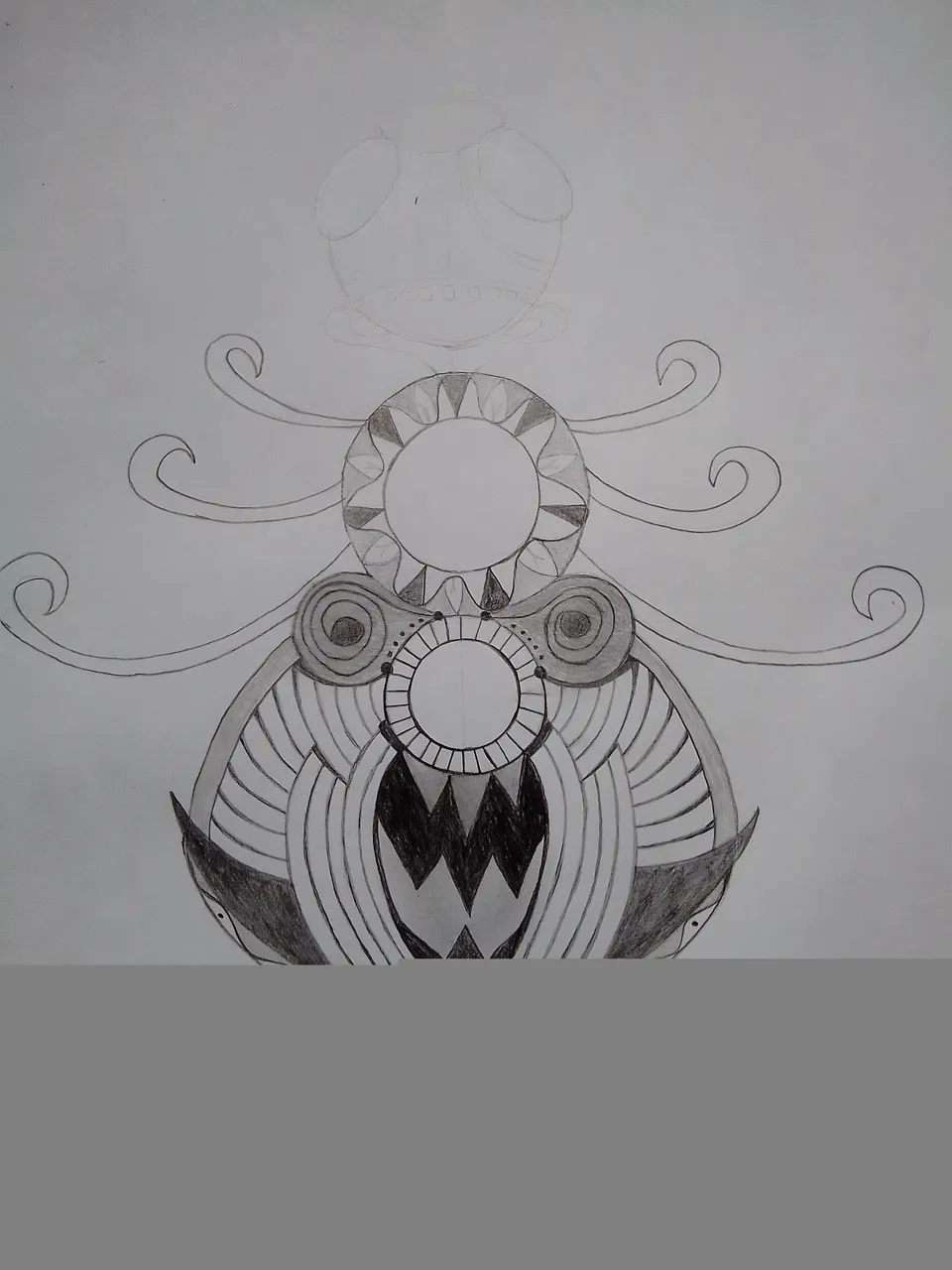 Yasmynlp-Pencil drawing. Animaltopia Series # 1 Bee-Step 5.jpg