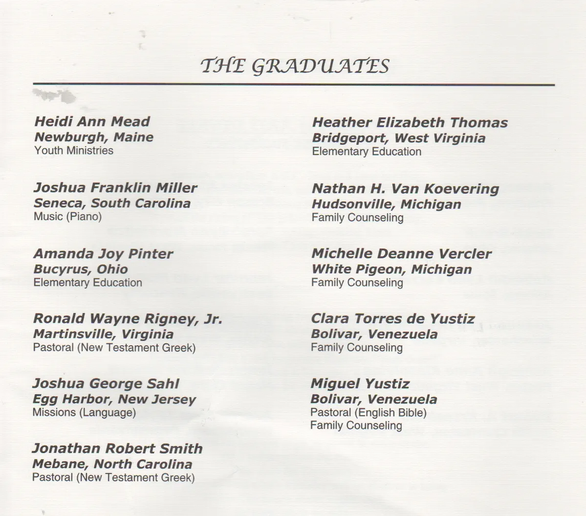 2007-05-12 - Saturday - 11 AM EST ABC - ABC Graduation Ceremony & Notes of where I sat, grad students, president anderson-5.jpg