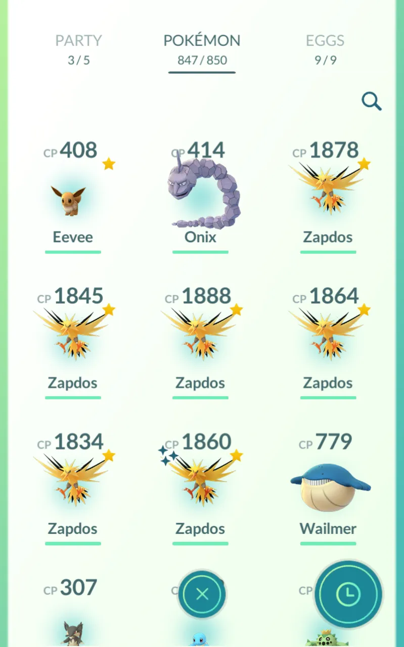 Did 6 Zapdos raids, caught em all