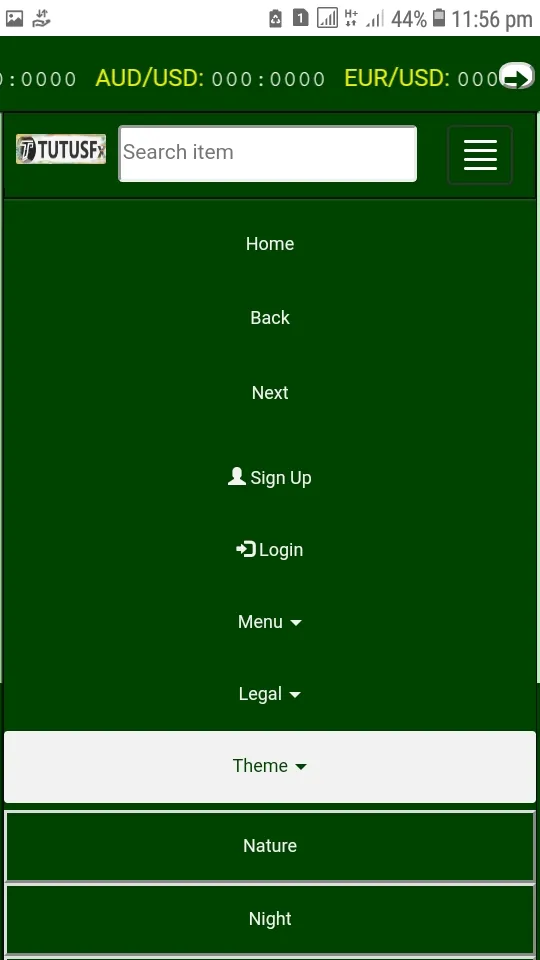 Mobile view of Nature Theme