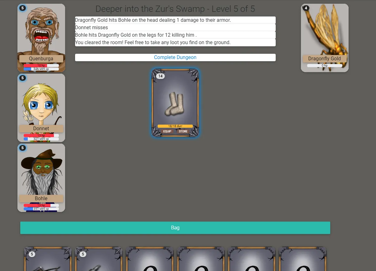 Deeper into Zur's swamp dungeon complete.PNG
