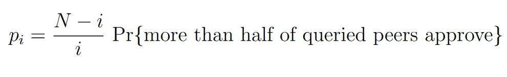 Slush Transition Probability P