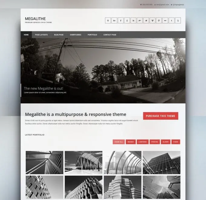 Megalithe ZigZagPress Theme