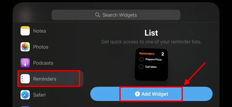 Choose-and-add-a-widget-in-StandBy-mode-on-iPhone