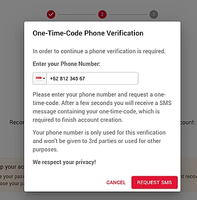 verifikasi buat akun HIVE