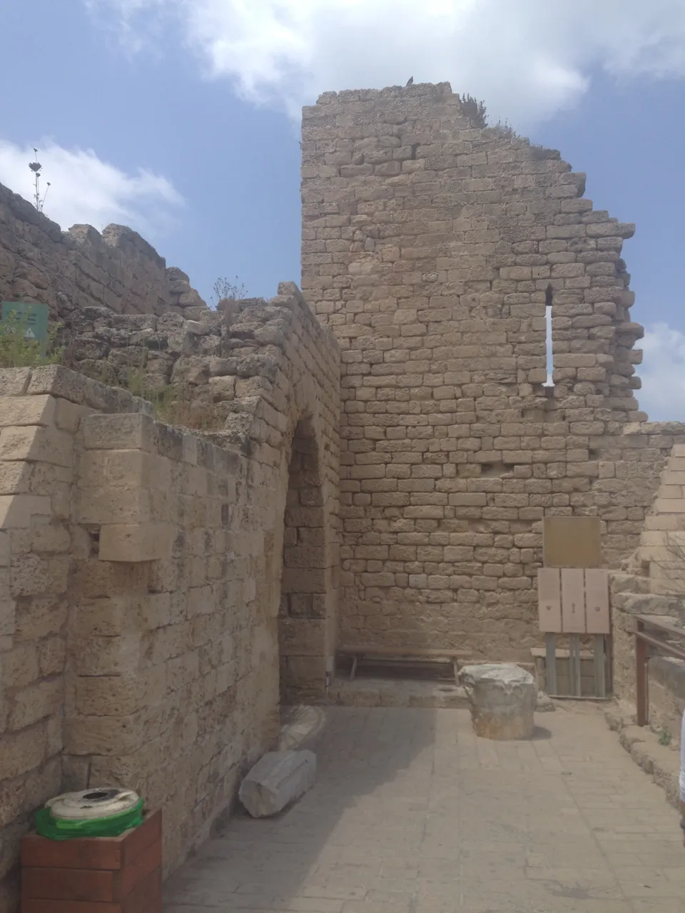 Caesarea was a fishing village for a long time ago and also it was used as a fortress.