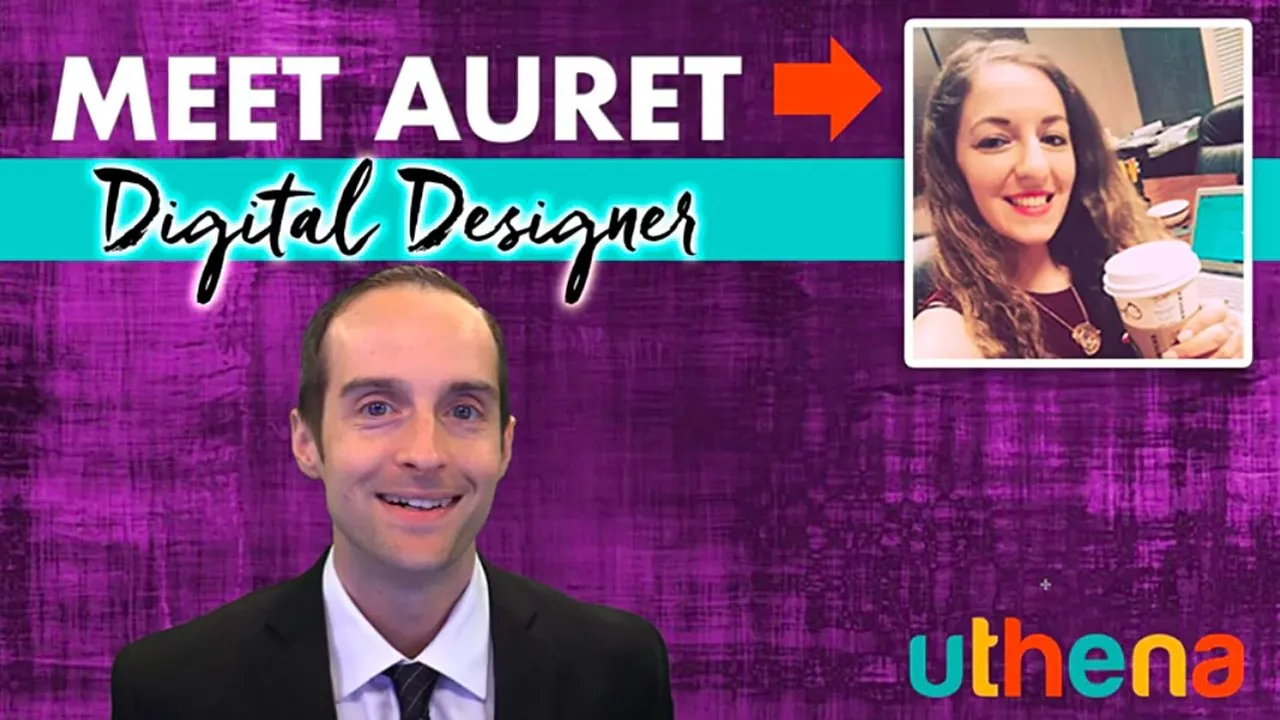 Meet Auret! Digital Graphic Designer for Jerry Banfield and Uthena.com