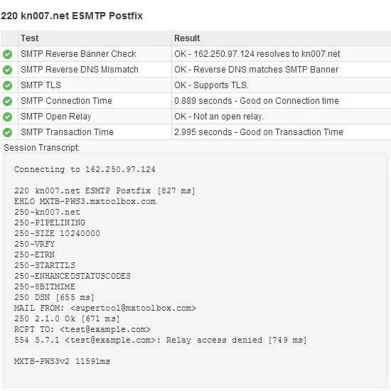 postfix-smtp-check