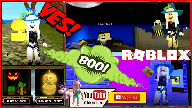 Roblox Work at a Pizza Place Gameplay! Maze of Terror! How to get the 2018 Halloween trophy! Loud Warning!