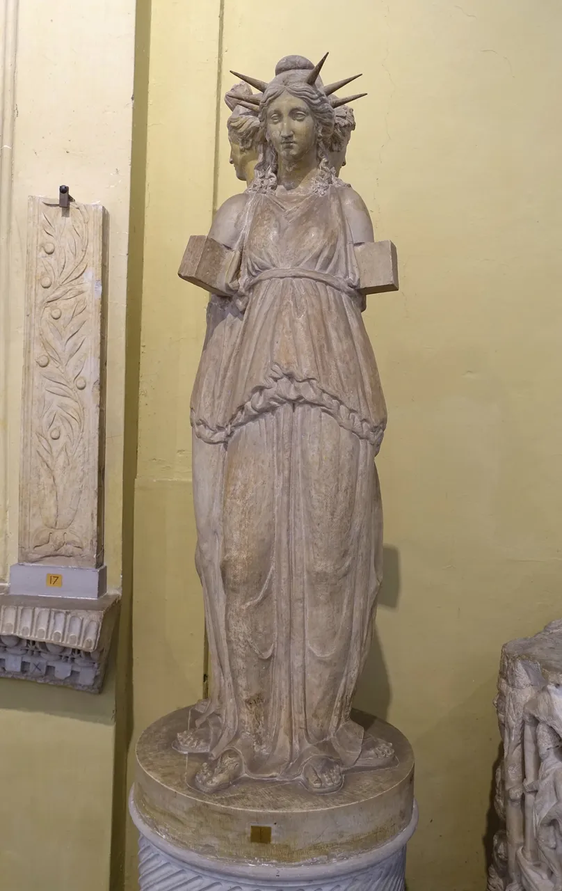 Hecate, inv. 1922, Roman after Hellenistic original — Museo Chiaramonti — Vatican Museums