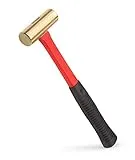 Buy a  TEKTON Jacketed Fiberglass Brass Hammer