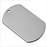 5 Pack Stainless Steel Dog Tags .031" x 1" x 2"