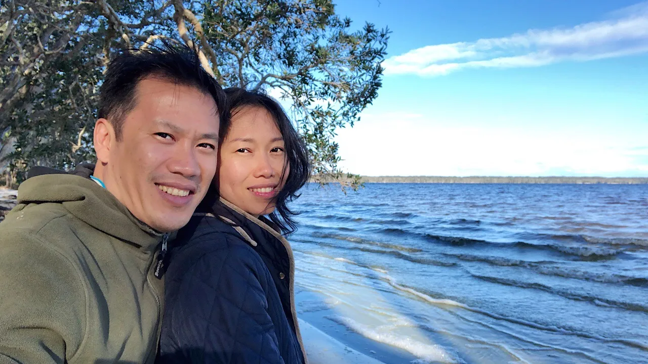 Minh-Sa & Quoc-Huy at Myall Lake