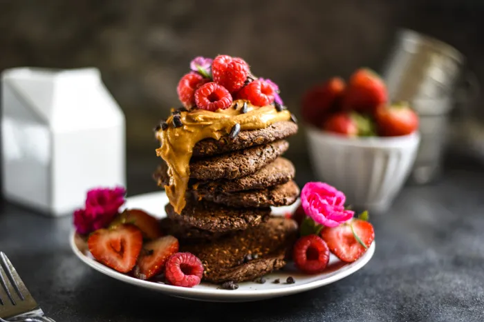 Chocolate Oat Pancakes (V+GF)-5.jpg