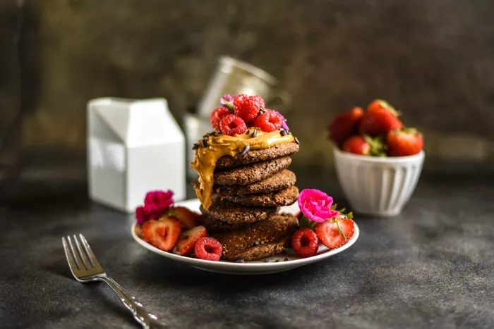 Chocolate Oat Pancakes (V+GF)-1.jpg