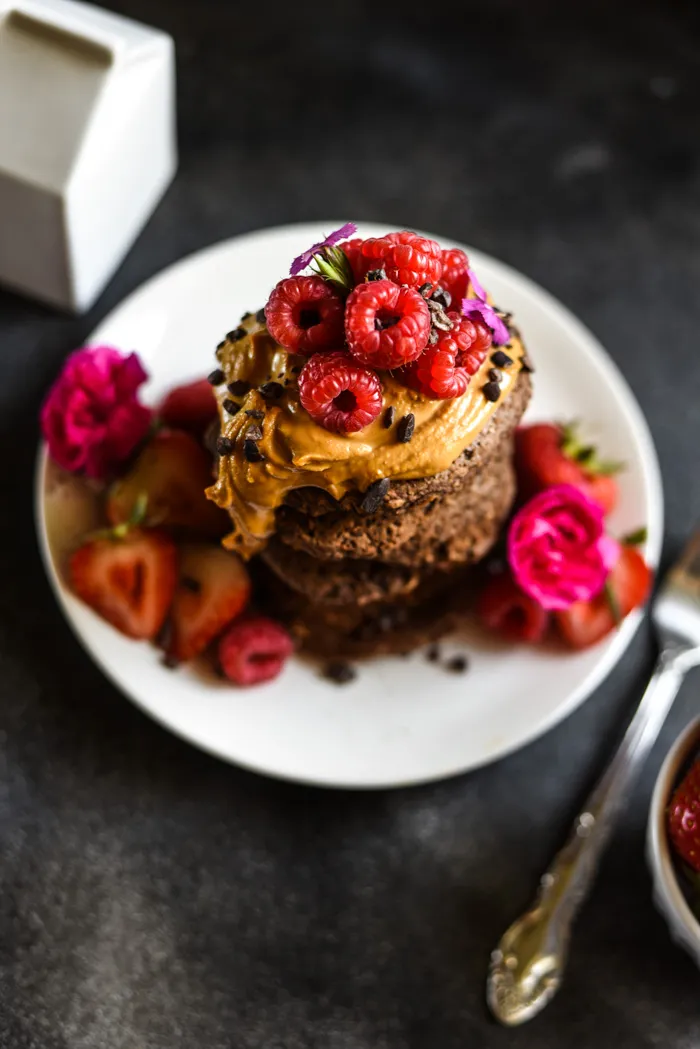 Chocolate Oat Pancakes (V+GF)-7.jpg