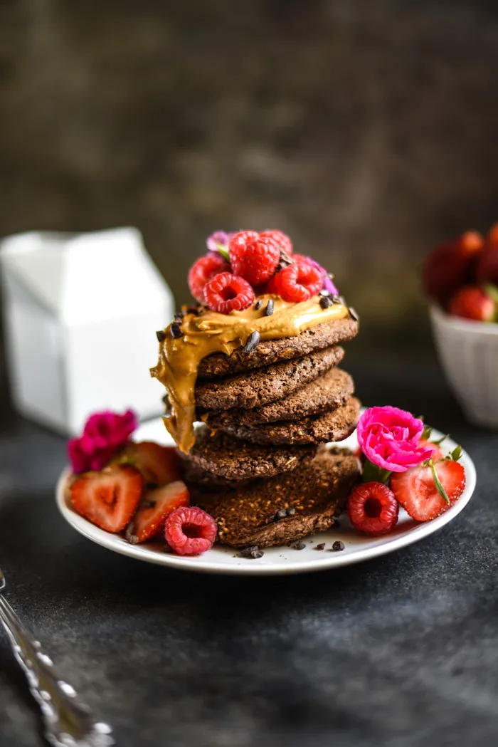 Chocolate Oat Pancakes (V+GF)-4.jpg