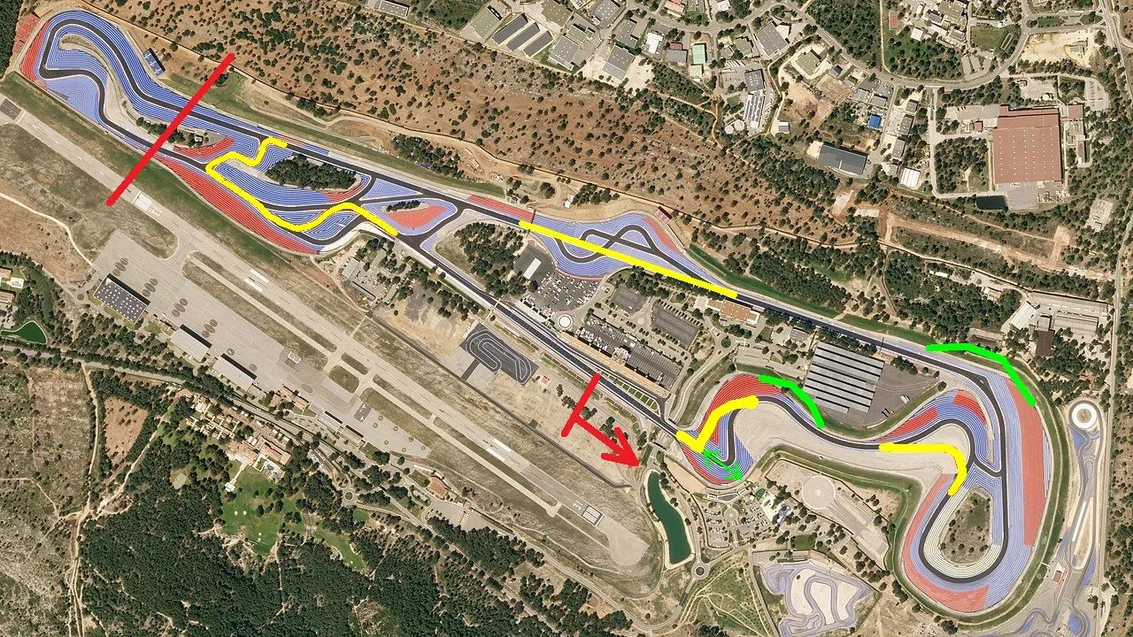 Paul Ricard Fracia France en reversa Backwards F1 sentido contrario.jpg