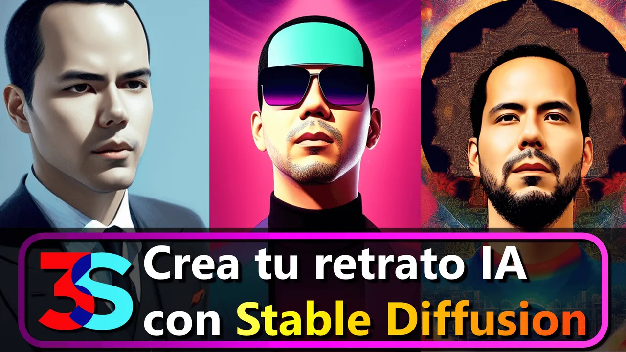 Crea tu retrato IA con Stable Diffusion 3Speak Cómo crear tus RETRATOS Iinteligencia Artificial con STABLE DIFFUSION (Online Gratis) Hive Tutorial.png