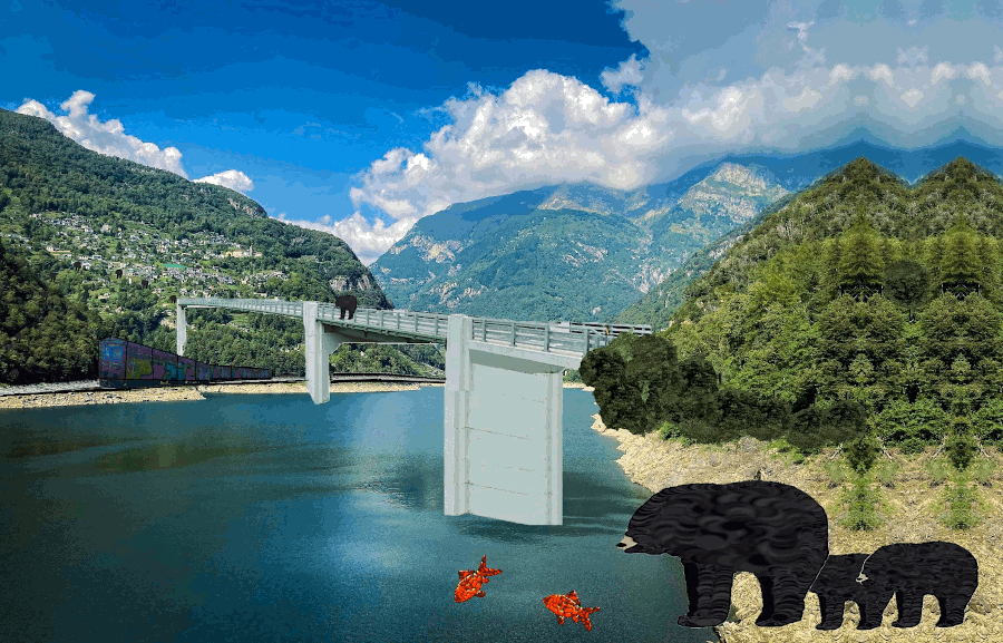 bears on mountaingif.gif
