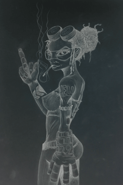 TrinityArt hellgirl gif hive post.gif