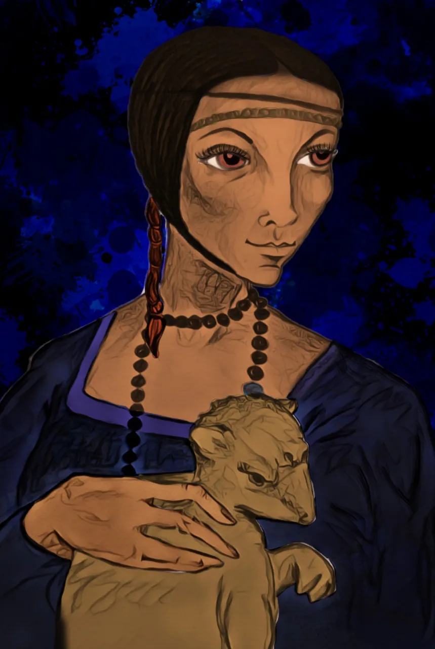 trinityart lady with an ermine digi 6.jpg