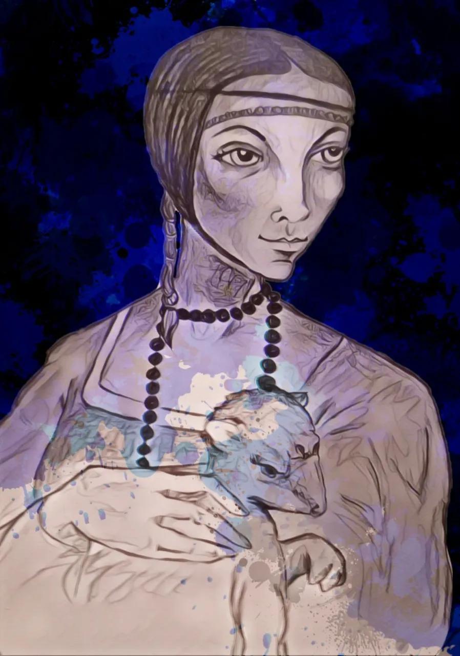 trinityart lady with an ermine digi 4.jpg