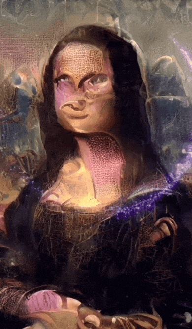 TrinityArt Mona Lisa Alien style gif 2.gif