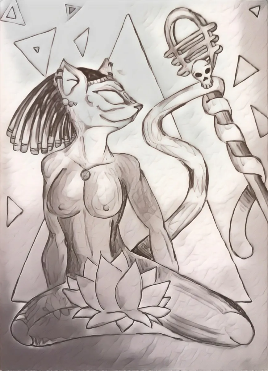 trinityart bastet Goddess digital 5.jpg
