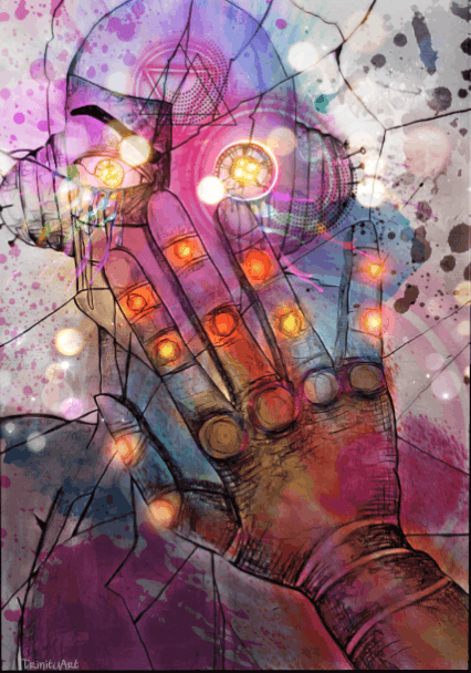 trinityart cyberpunk AI crying Digital animation 1 gif.gif