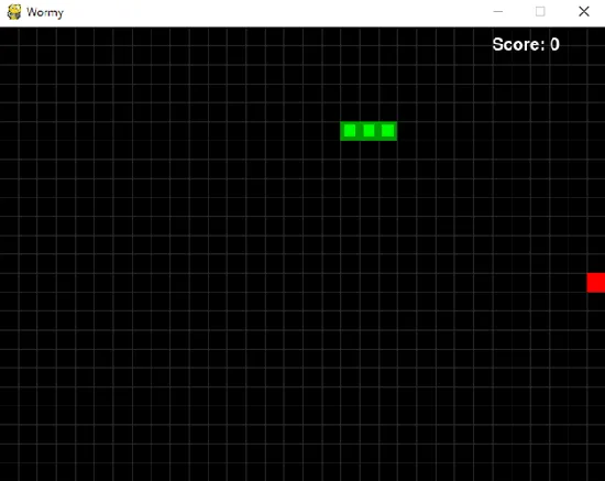 Making Wormy Game with Python