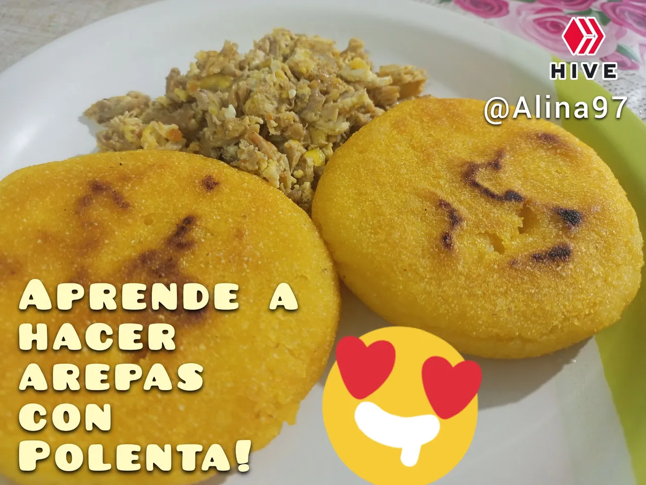 Aprende a hacer arepas con polenta (harina de maíz brasilera)