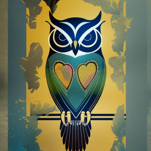 242089460_one_owl_on_a_white_tree_broken_heart_background_Screen_print__pop_art__splash_screen_art__triadic_co.png