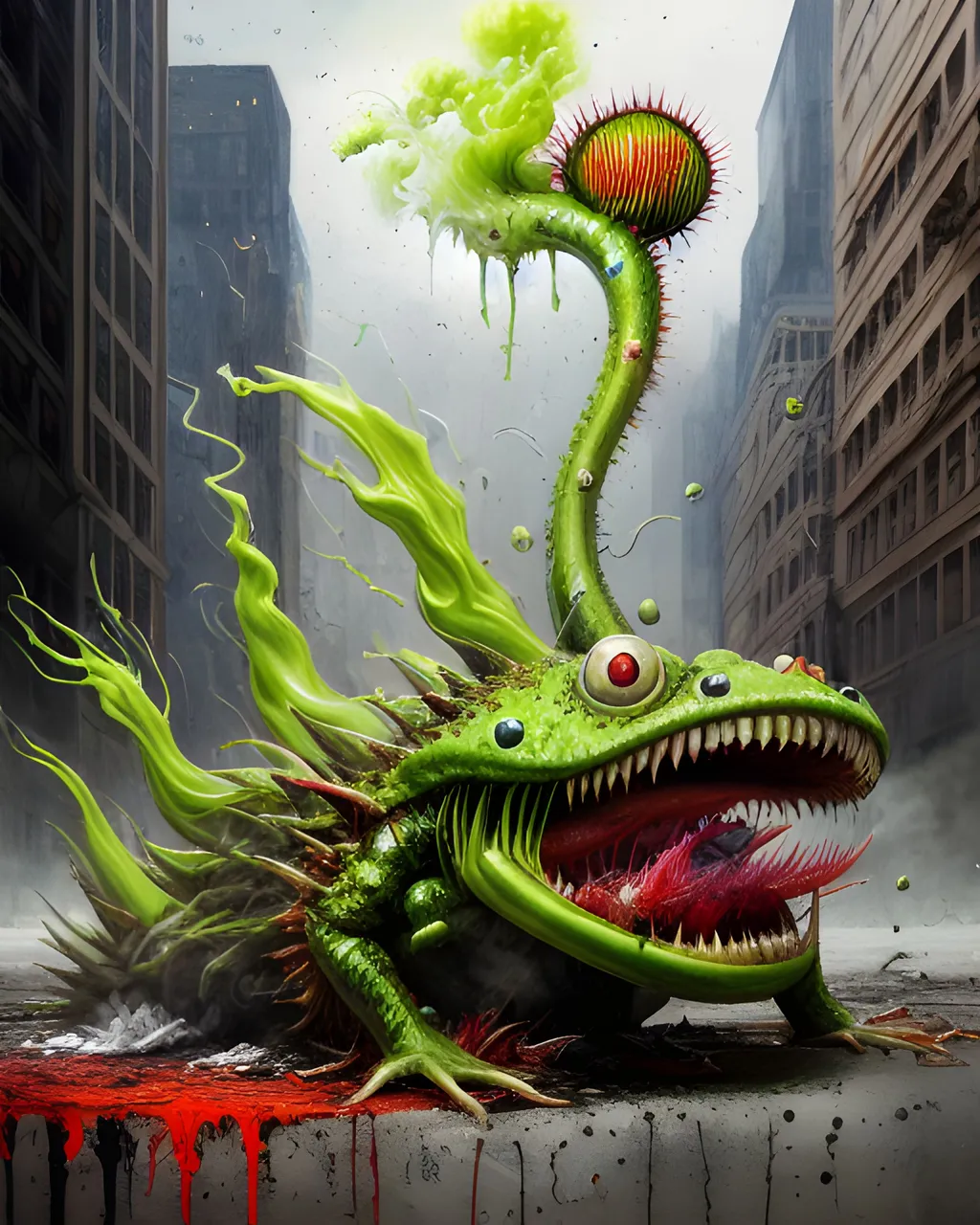 8x - Venus Flytrap Monster Splashing Acid Smoke An.png