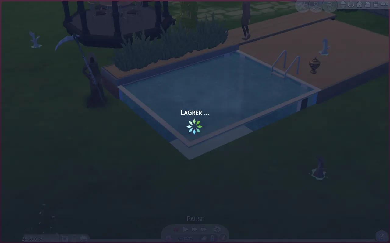 Me showing off that I'm saving the game :(
