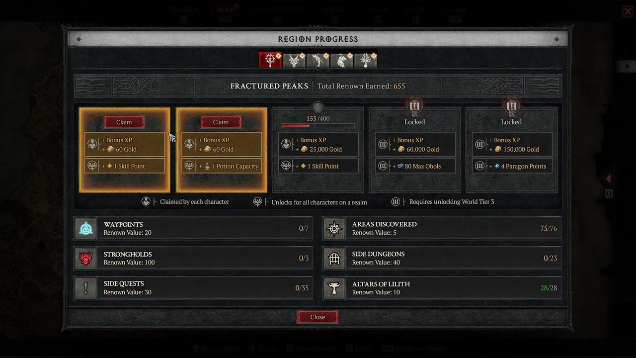 picking up skill points from renown at the start in D4.png