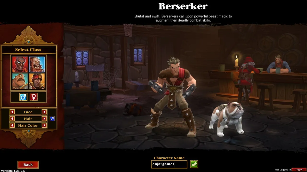selecting my class as berserker Torchlight II.jpg