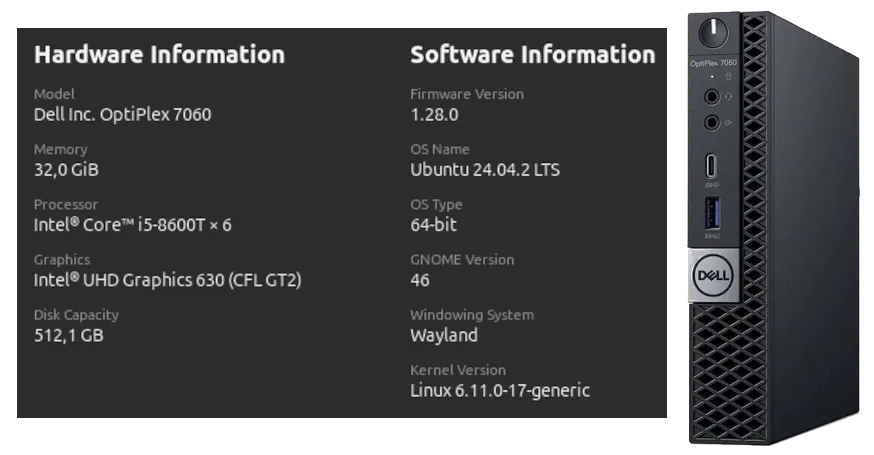 Dell Optiplex 7060 and stats.jpg