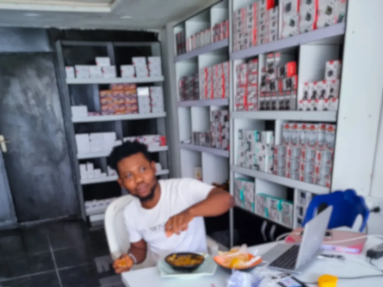 A visit to the shop after it resumed operation